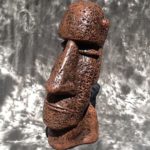 Concrete Easter Island Head Statue